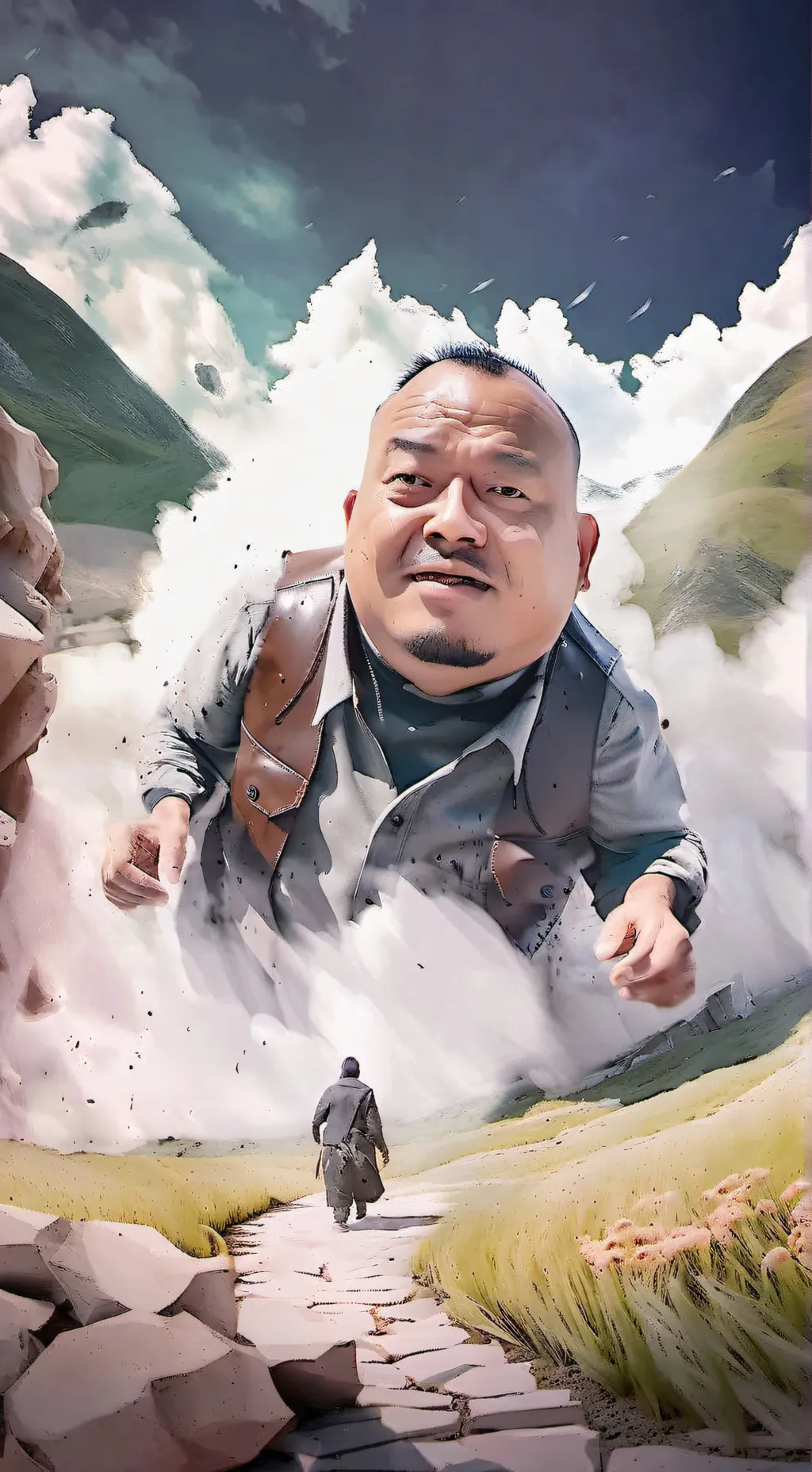 ai character: poopy background