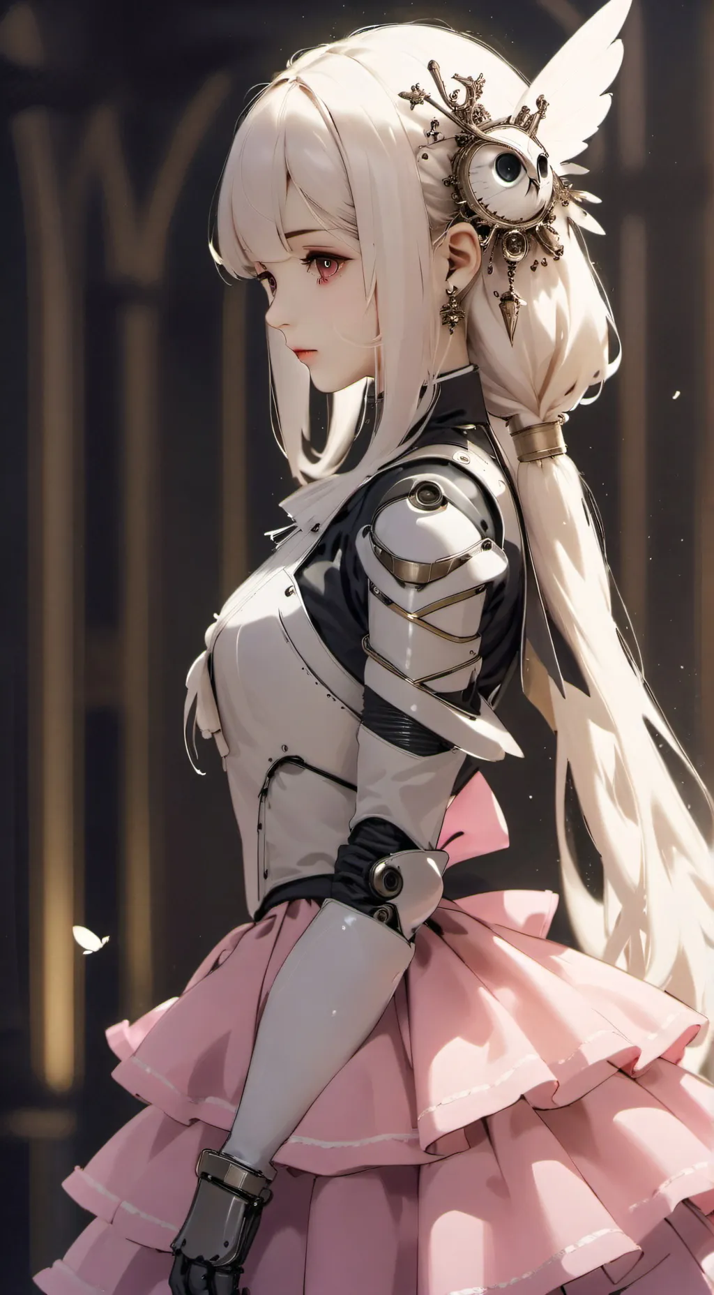 ai character: Violante 🩷🦉 background