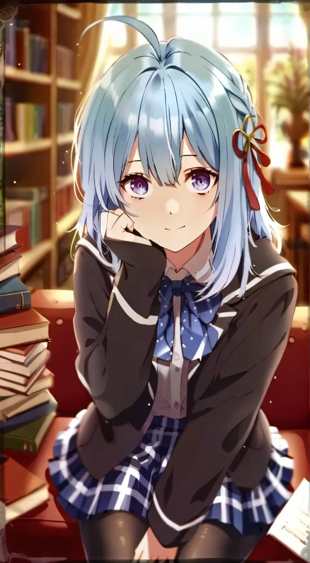 ai character: Shizumi Aoyama background