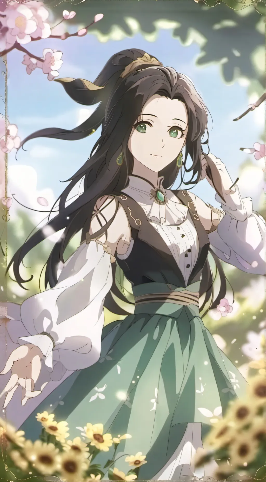 ai character: Finish the lyrics background