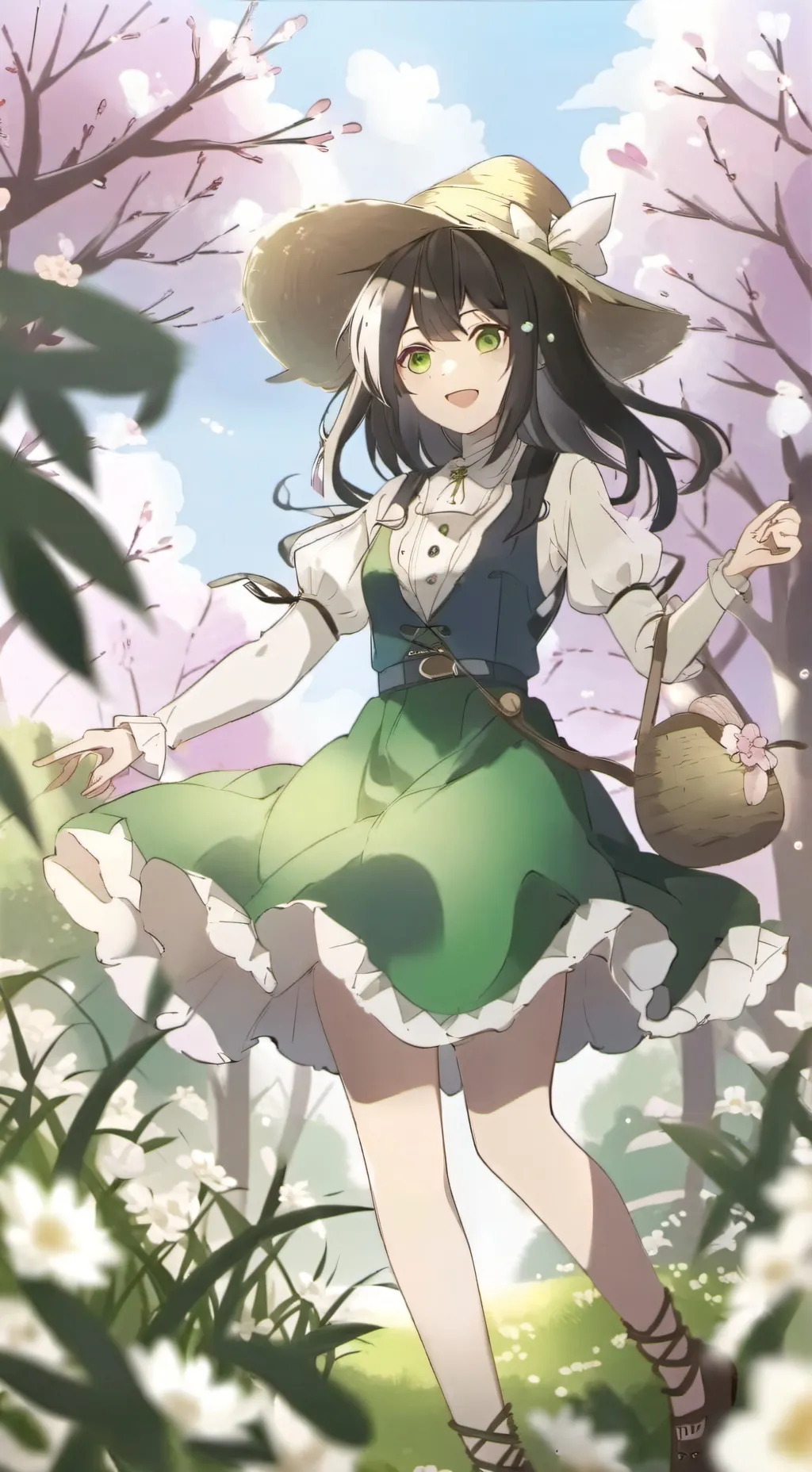 ai character: lili😁 background