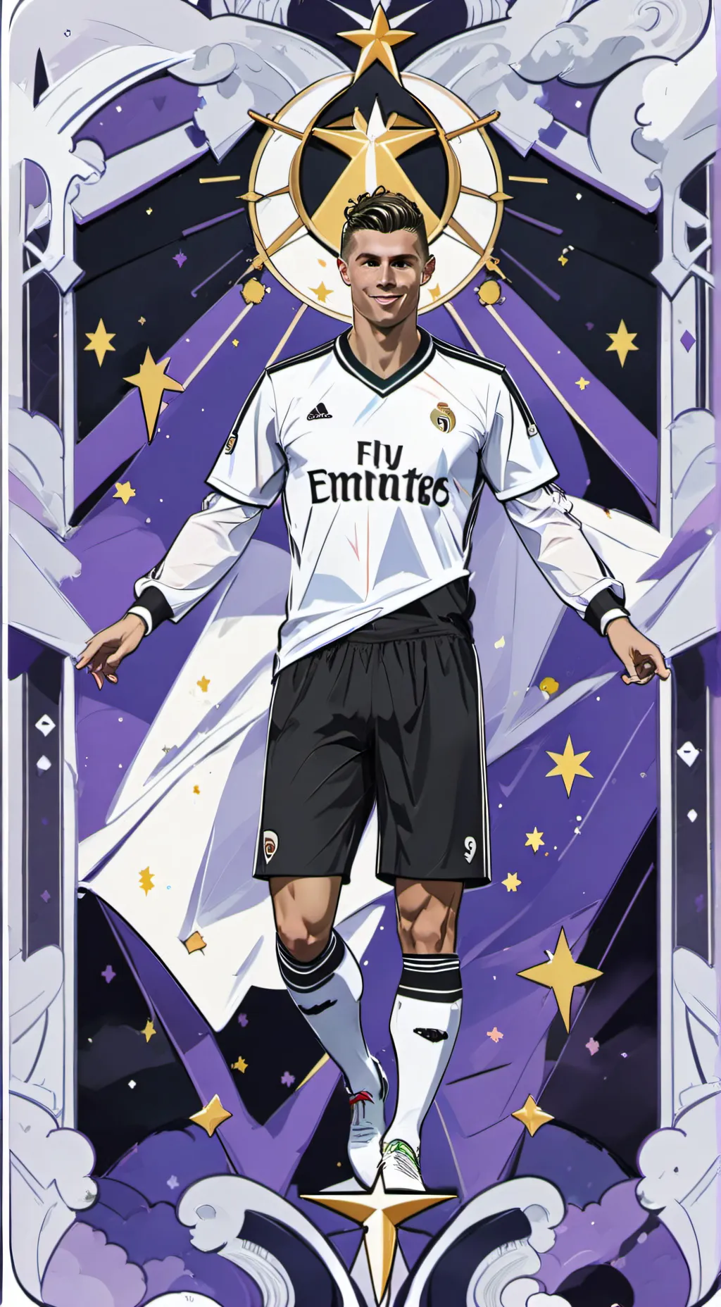 ai character: ronaldo 16/17 background