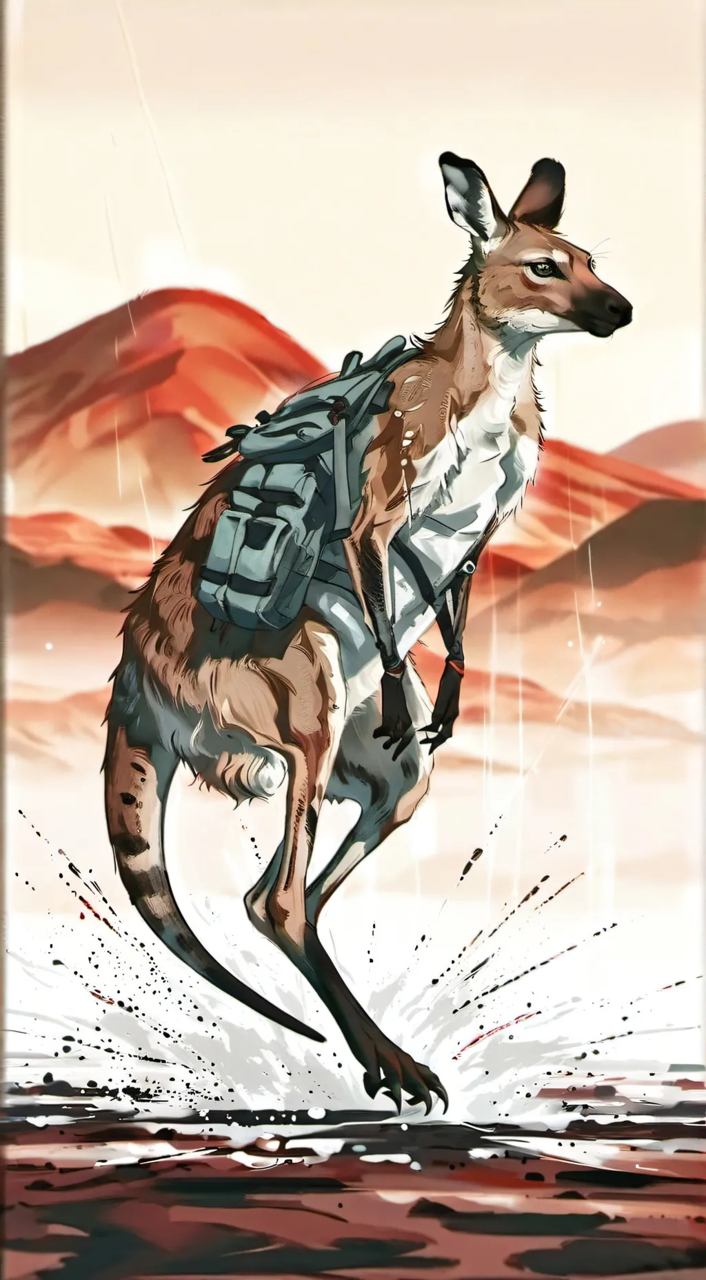 ai character: gageline💀 background