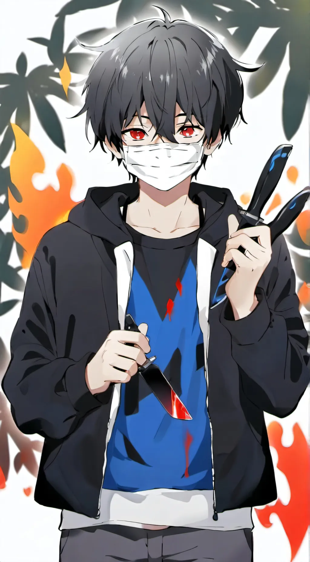 ai character: Jake (Masked Man) background