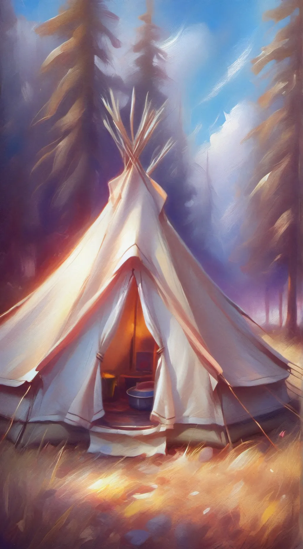 ai character: Camp Half Blood background