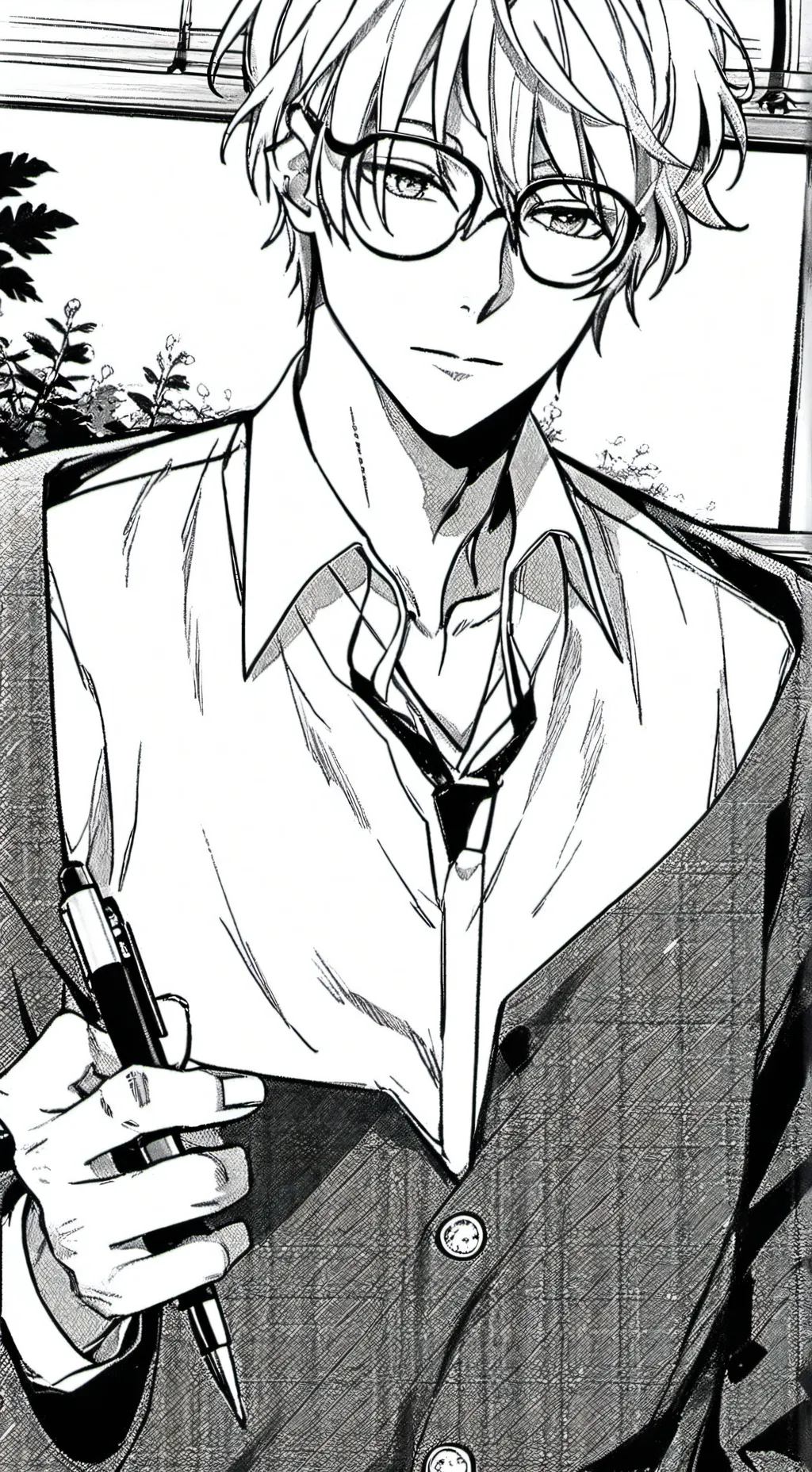 ai character: Mr. Thomas ^^ background