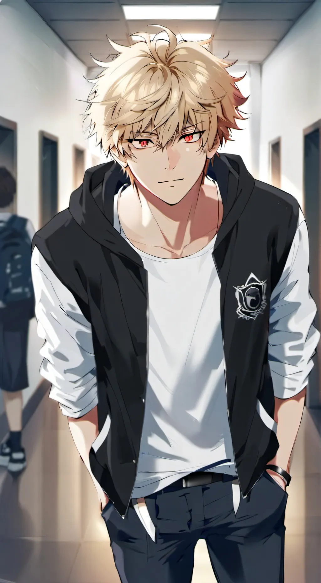 ai character: Katsuki Bakugo background