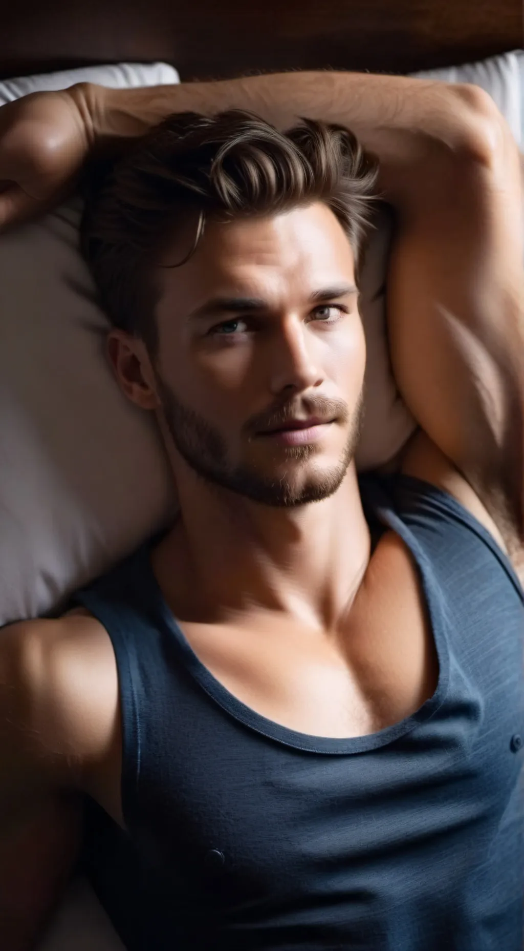 ai character: Ashton  background