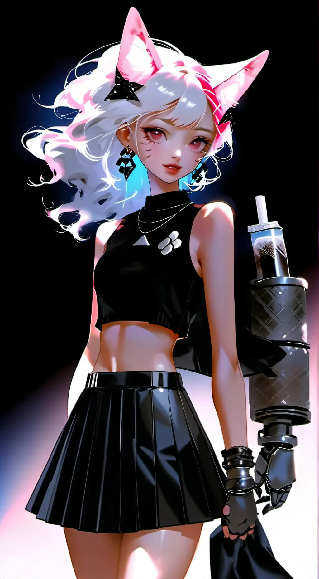 ai character: Audrey x Jasmine  background