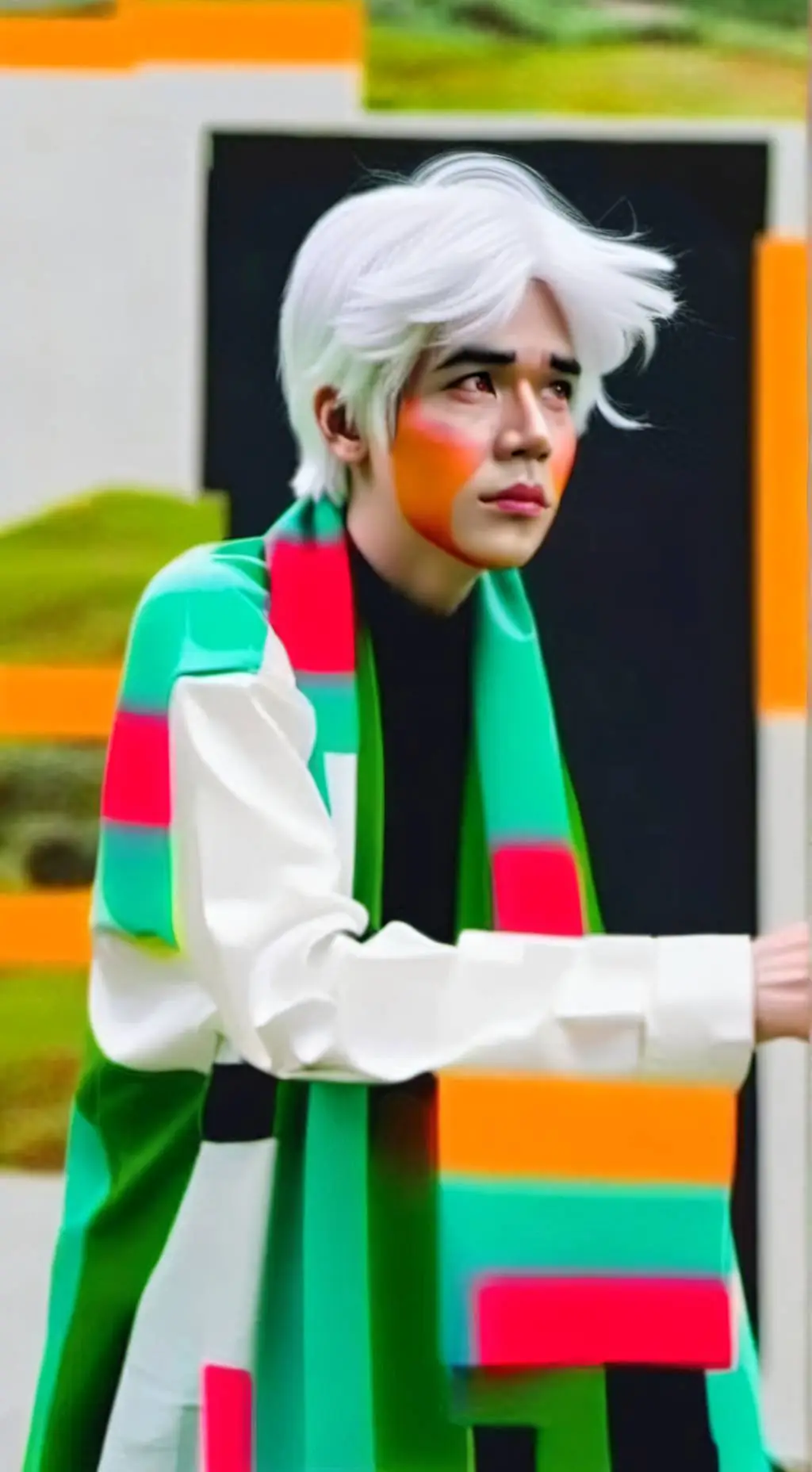 ai character: larrix flow background