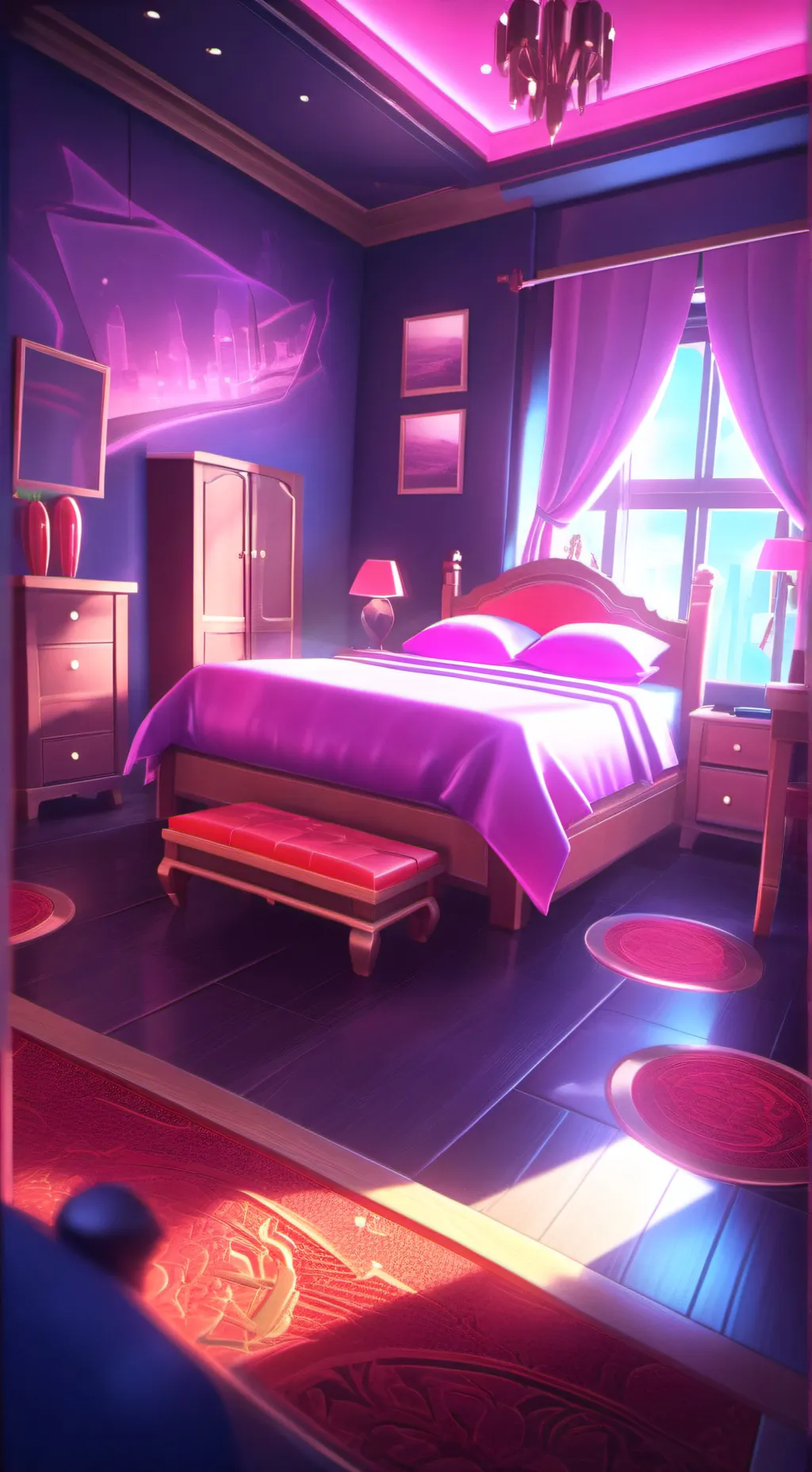 ai character: HH ANIMALS P4 background