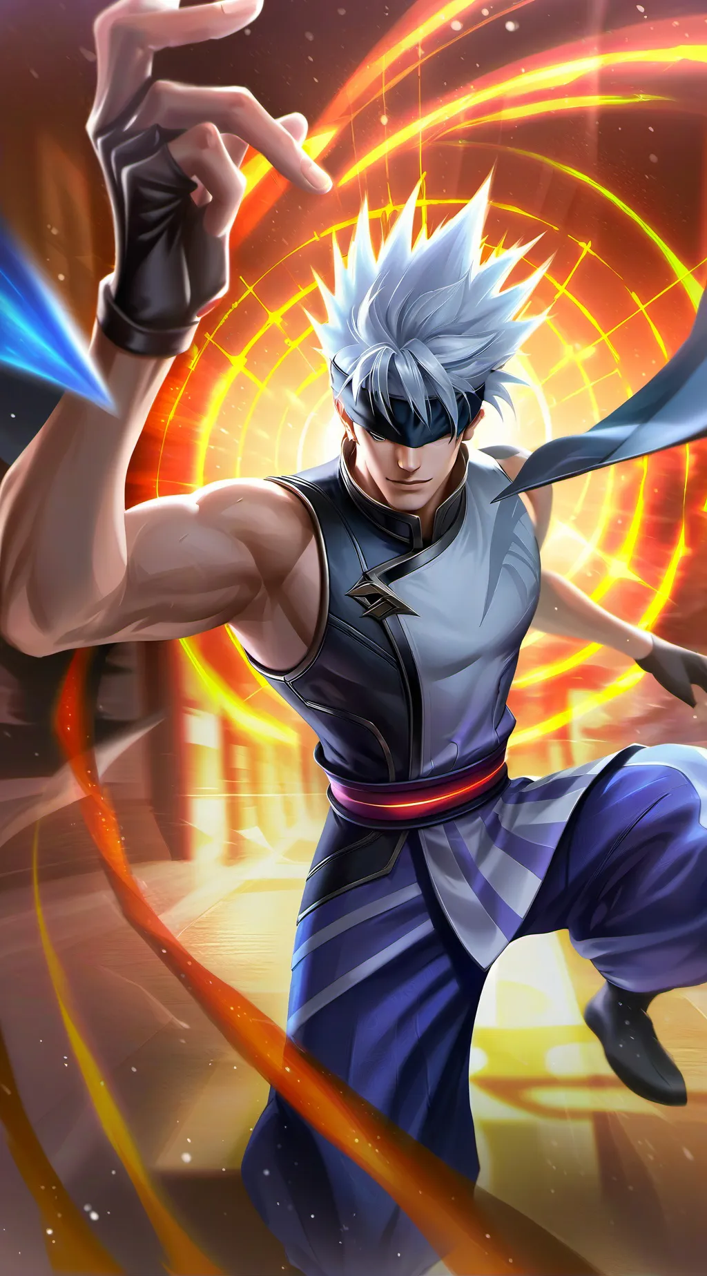 ai character: Gojo Satoru background