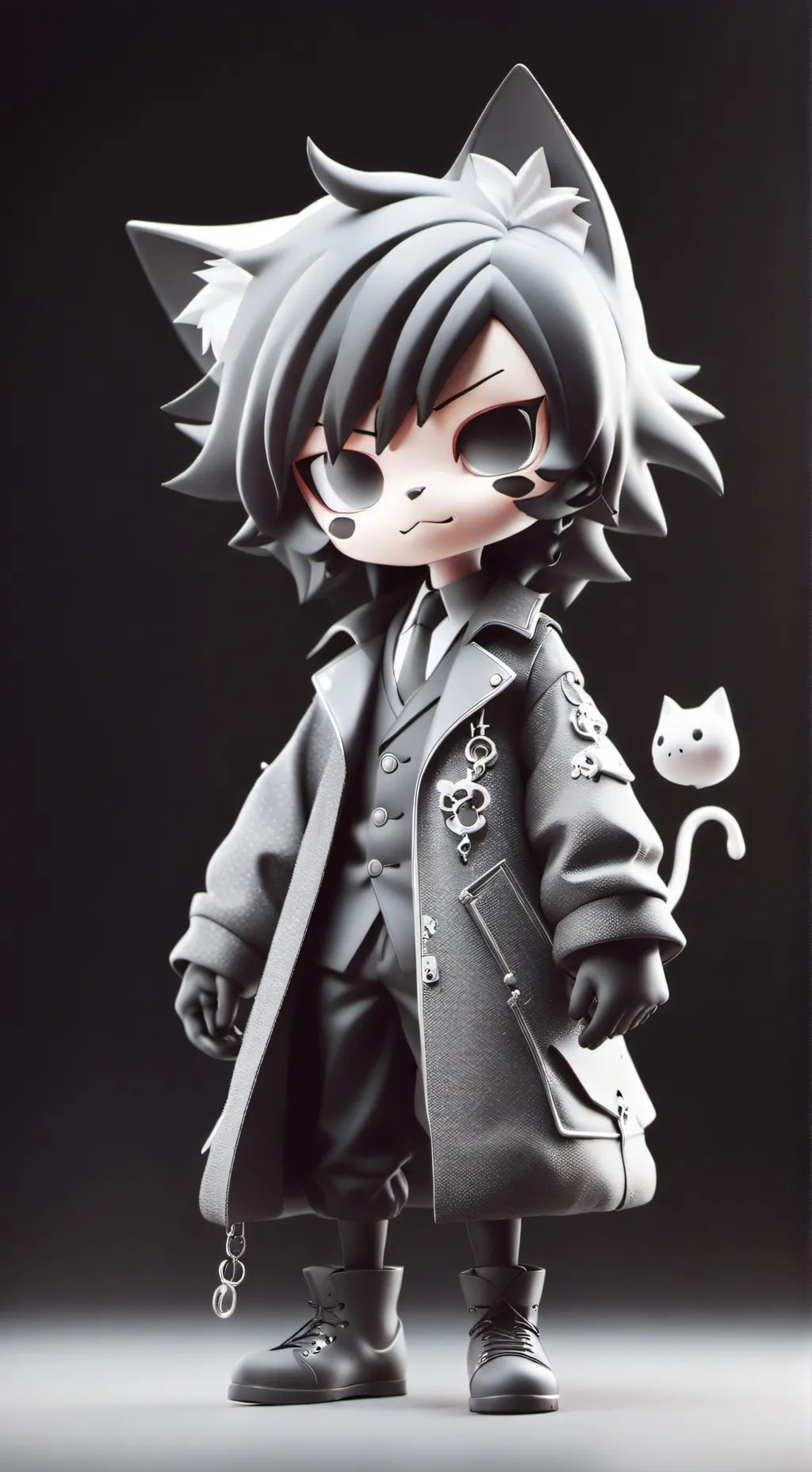 ai character: silly cat (ФωФ) background