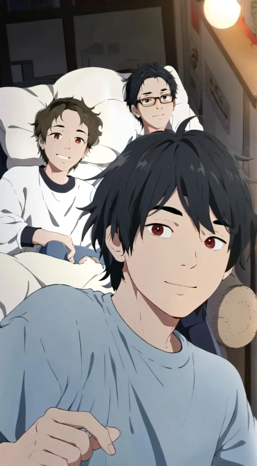 ai character: Sleepover  background