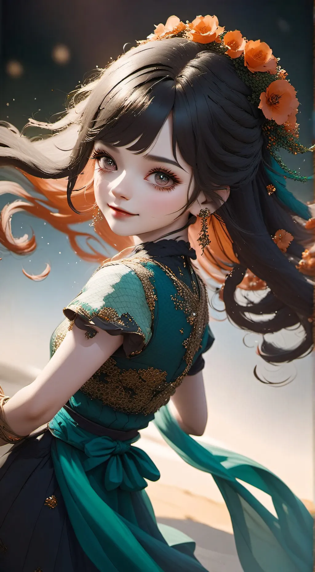 ai character: Elizabeth Abigail  background