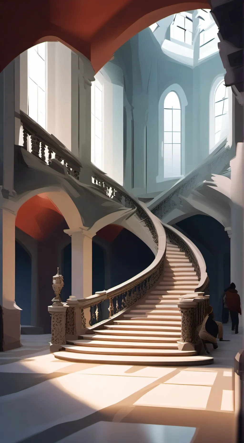 ai character: sleep over draco background