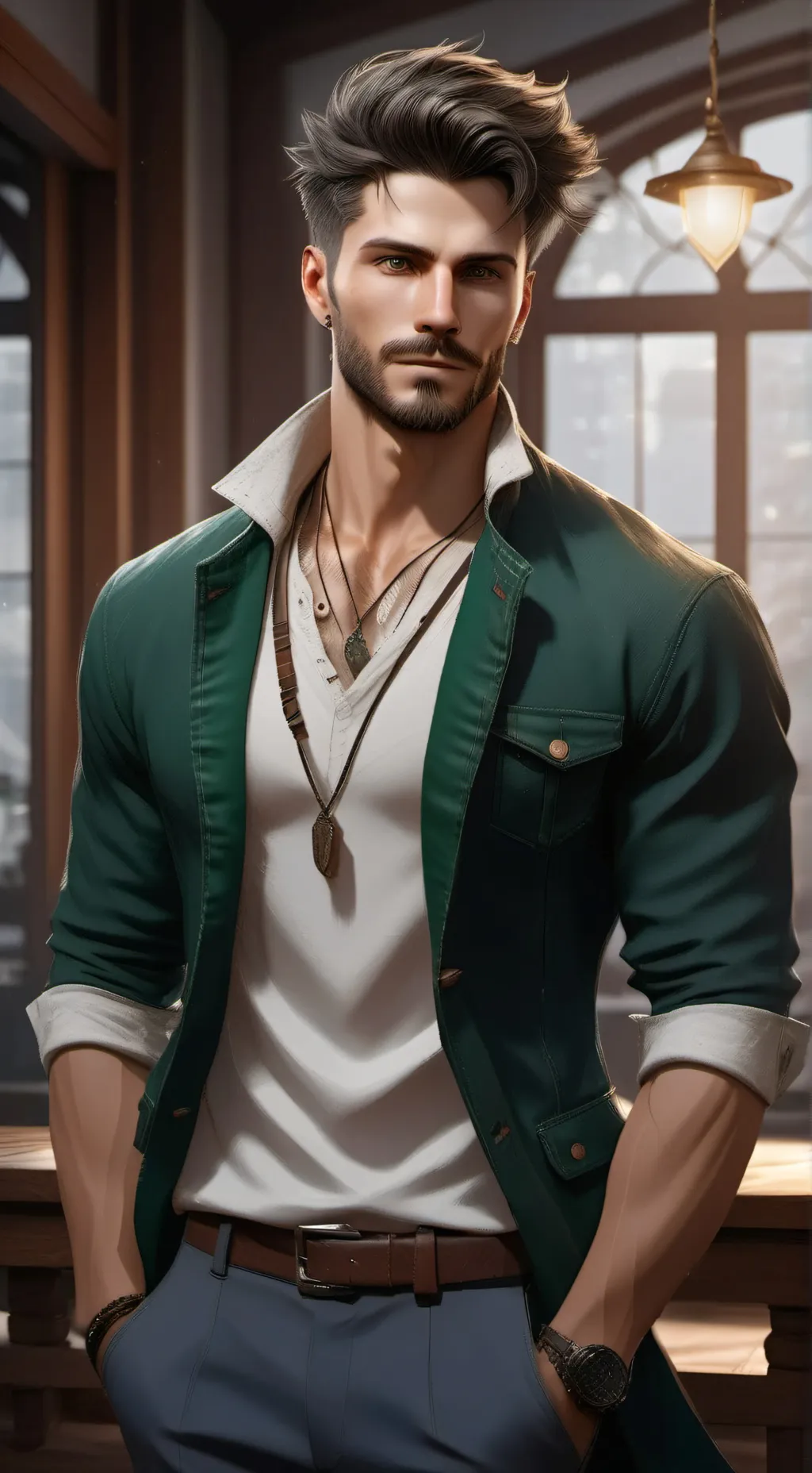 ai character: ... background