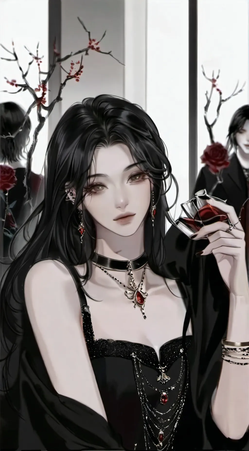 ai character: ☆daffne☆ background