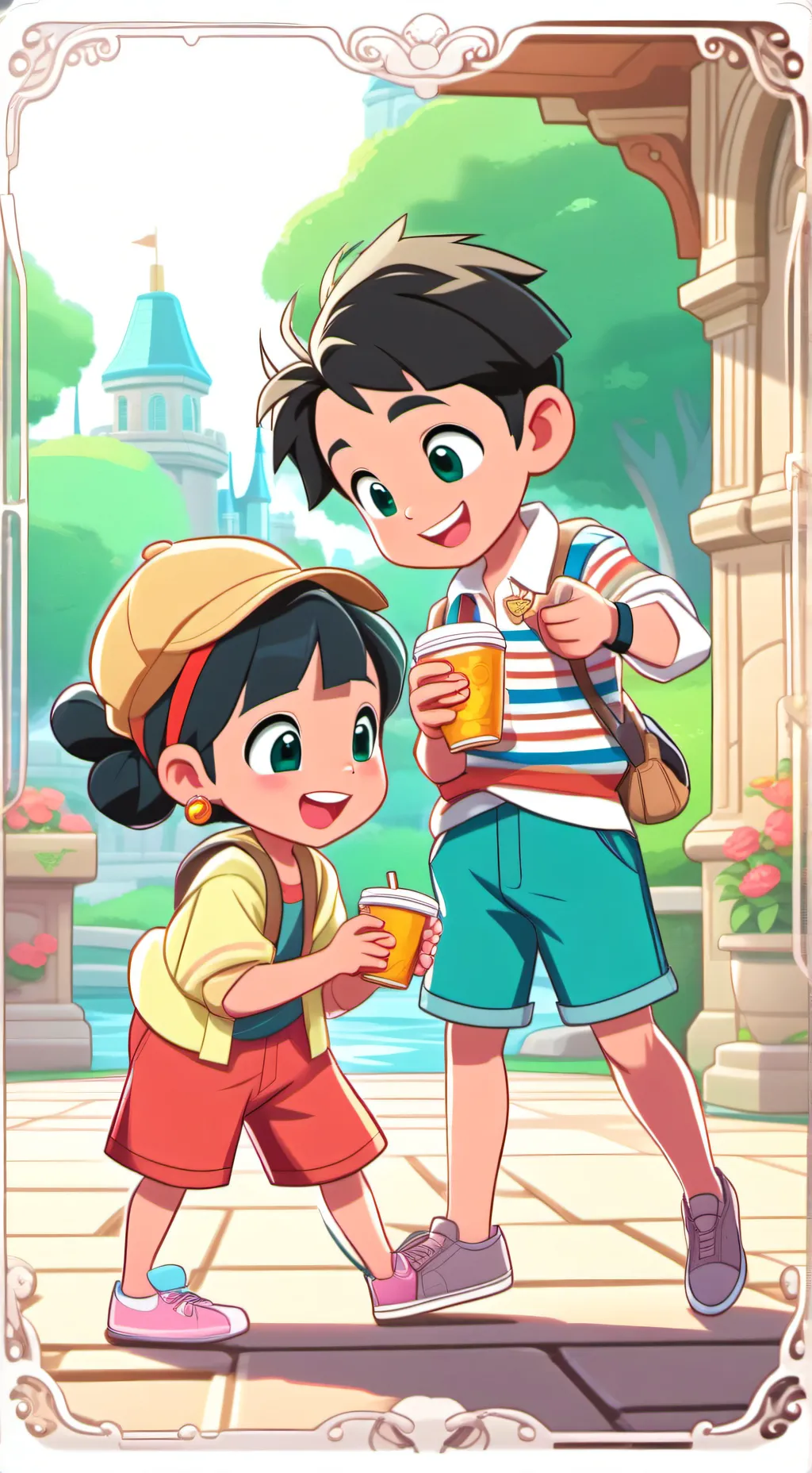 ai character: maya and todd background