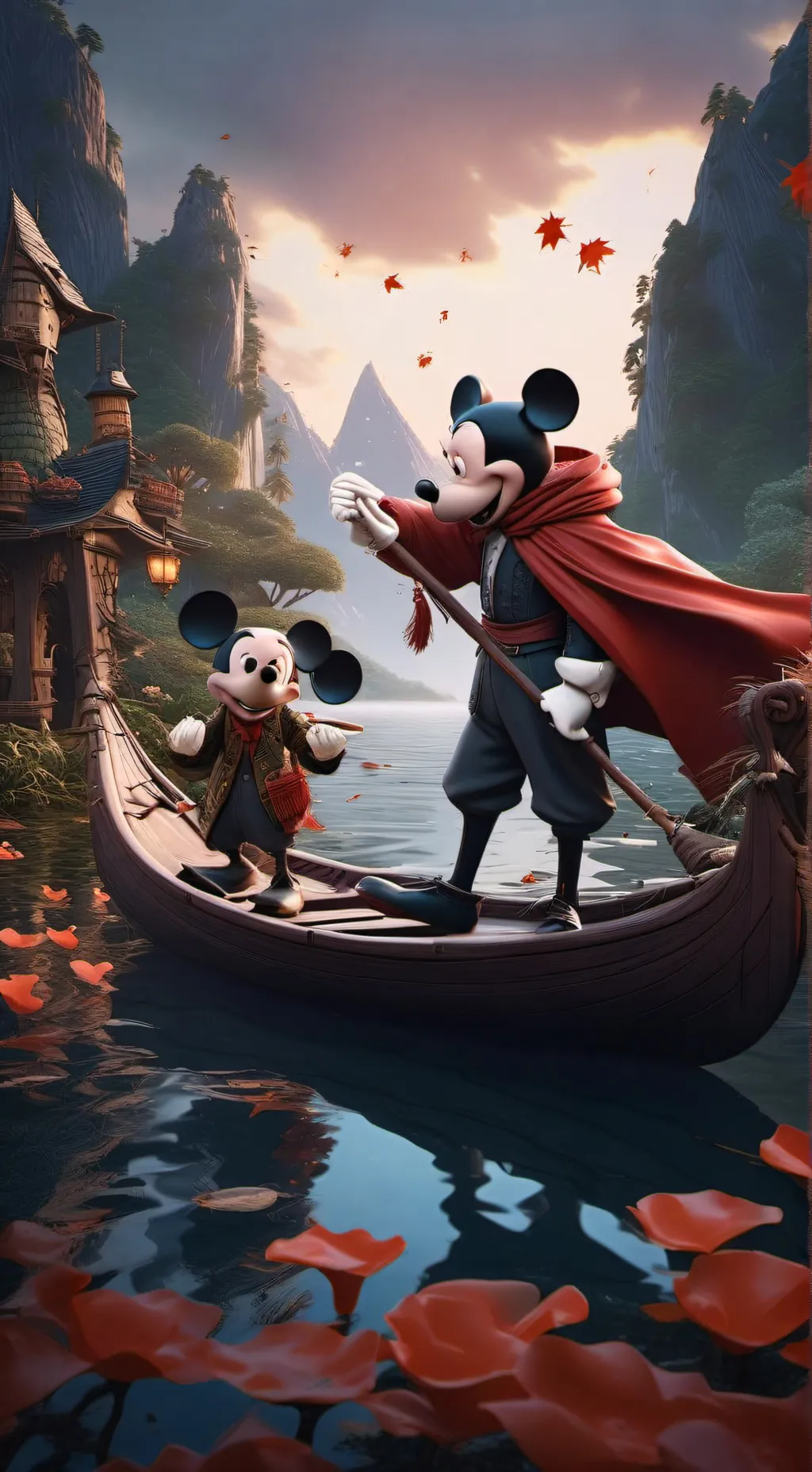 ai character: Disney Speedstorm background