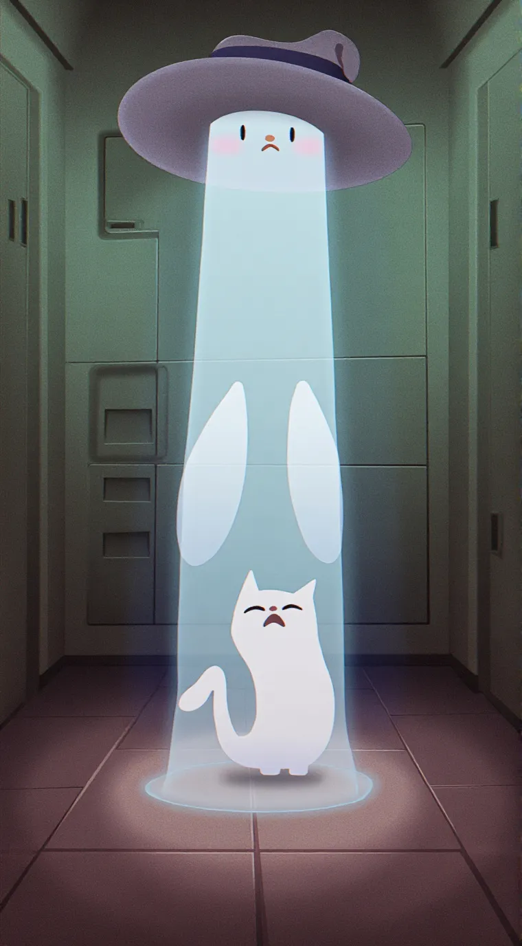 ai character: Wenda and Gray background