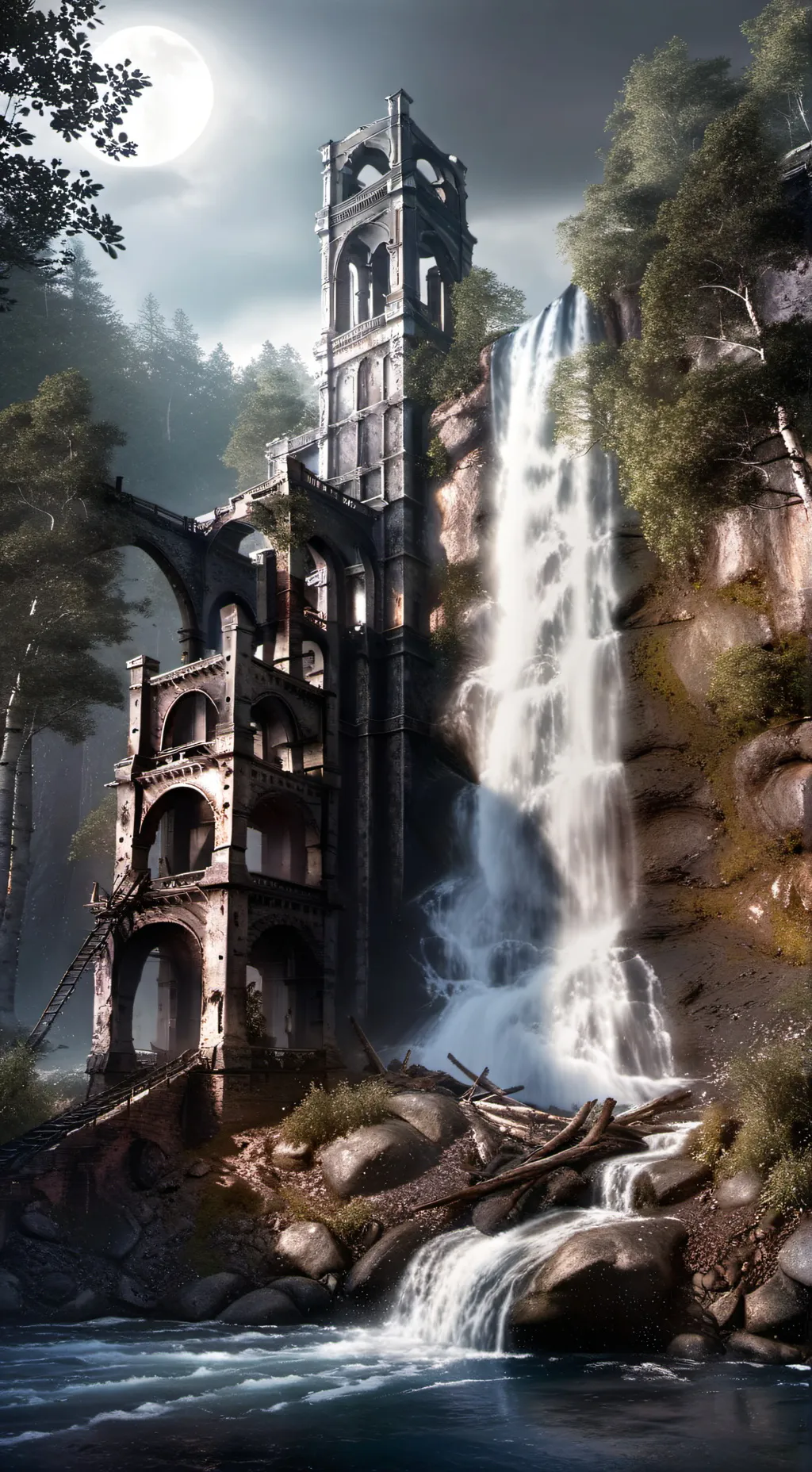 ai character: Genshin impact cat background