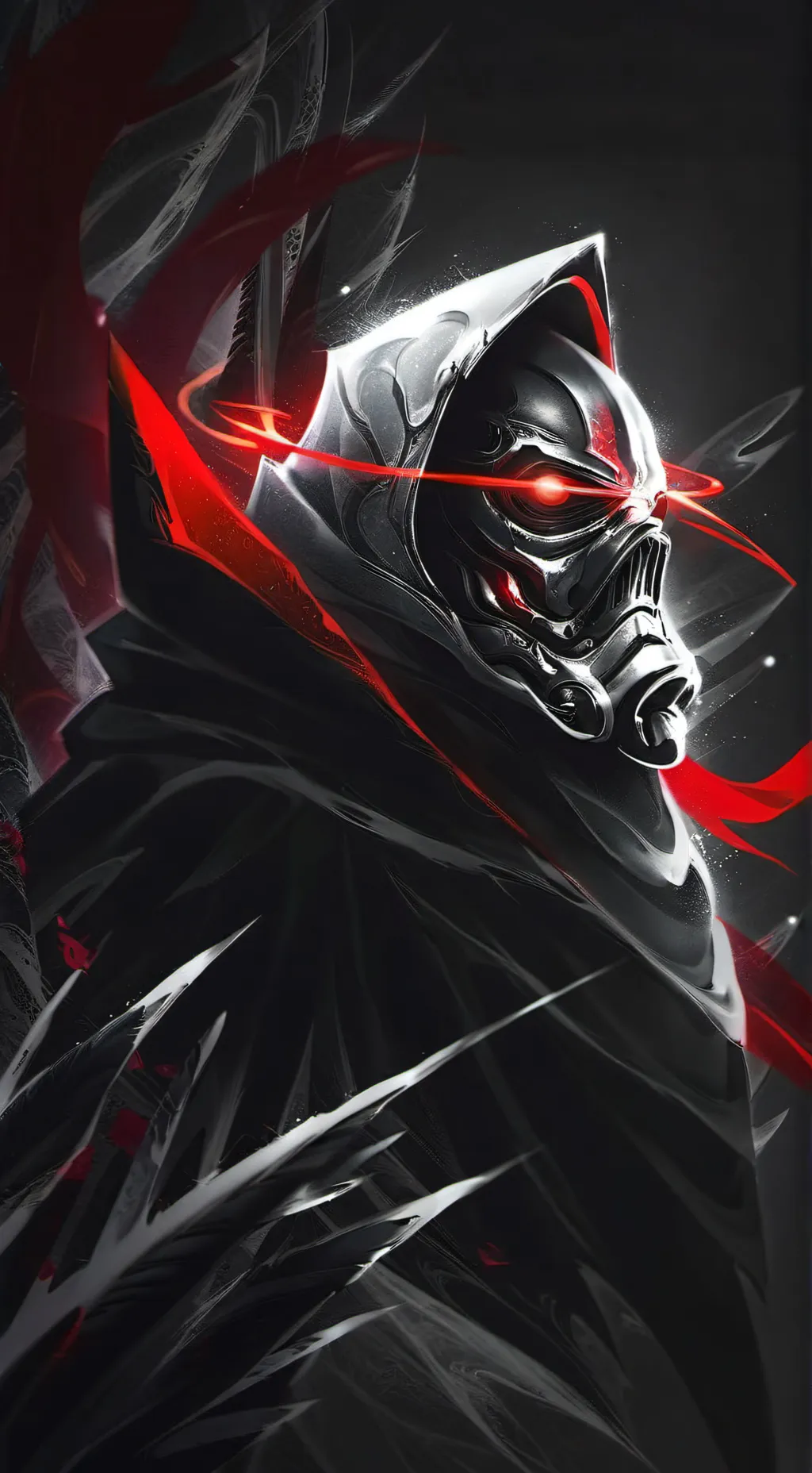 ai character: god of death  background