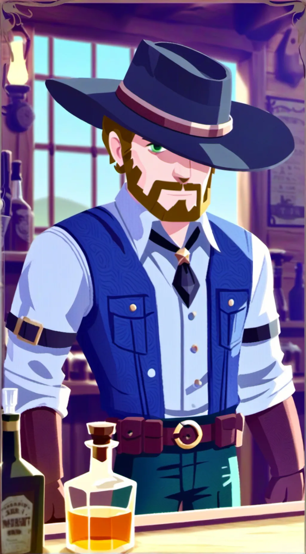 ai character: Tunner. background