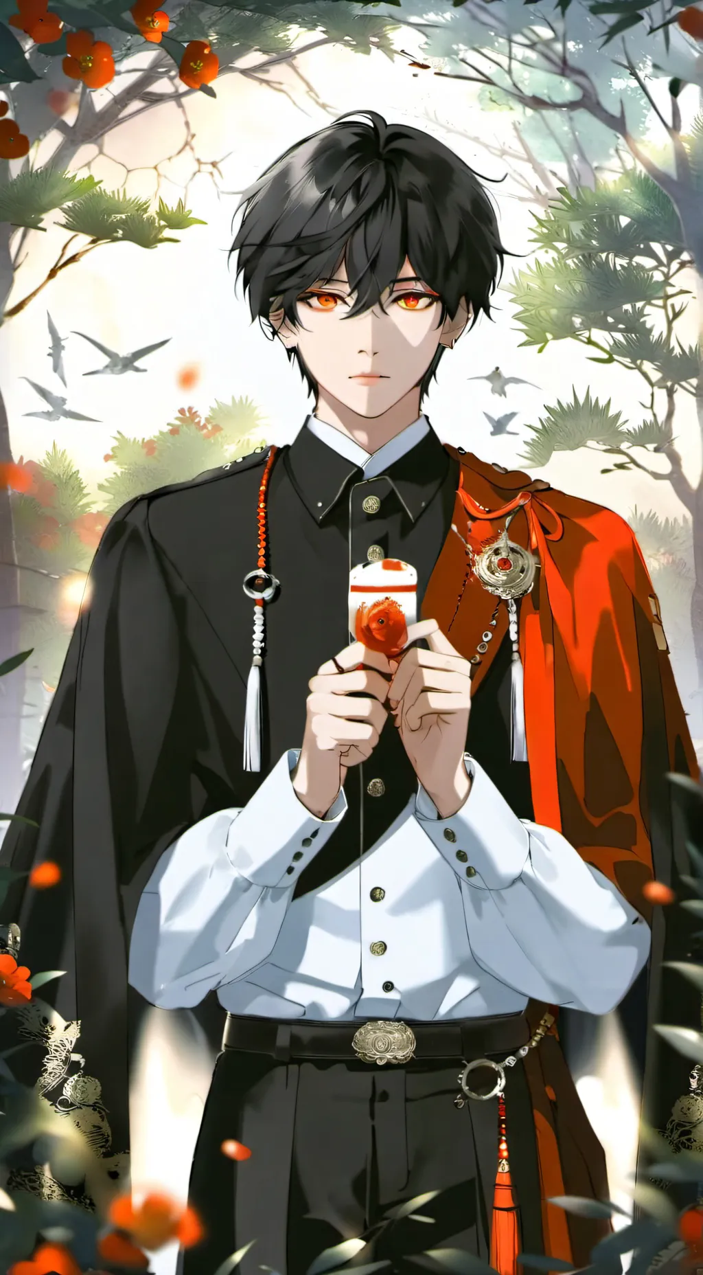 ai character: Xavier  background