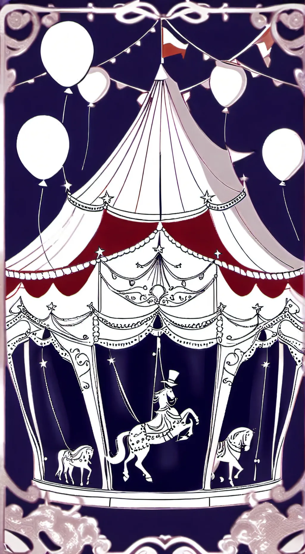 ai character: Circus mayhem! background