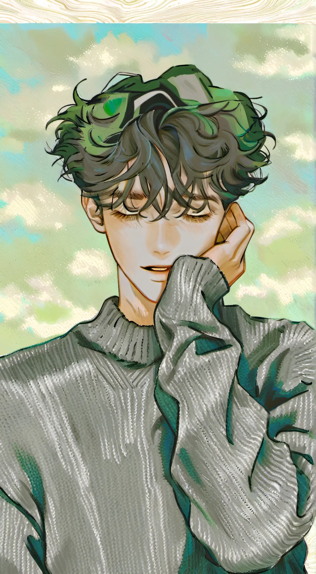 ai character: ‧͙⁺˚*･Xavier･*˚⁺‧͙ background