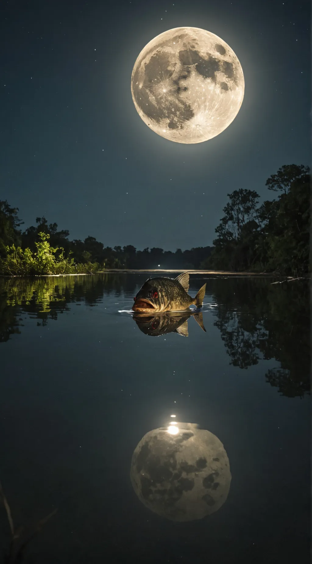 ai character: Piranha  background