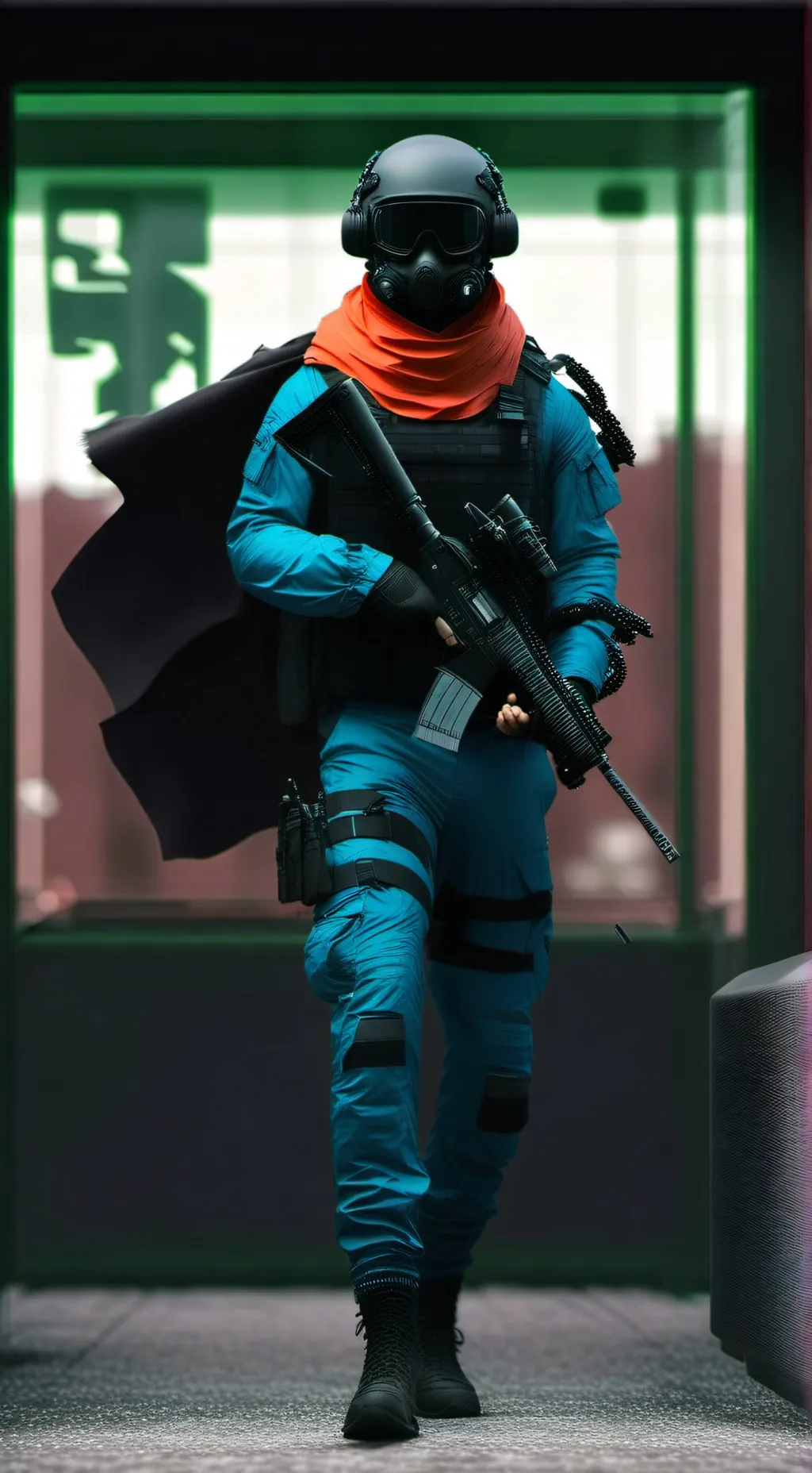 ai character: Ready for breach background