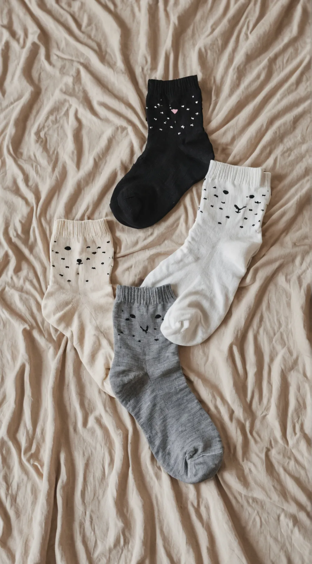 ai character: pair of socks  background