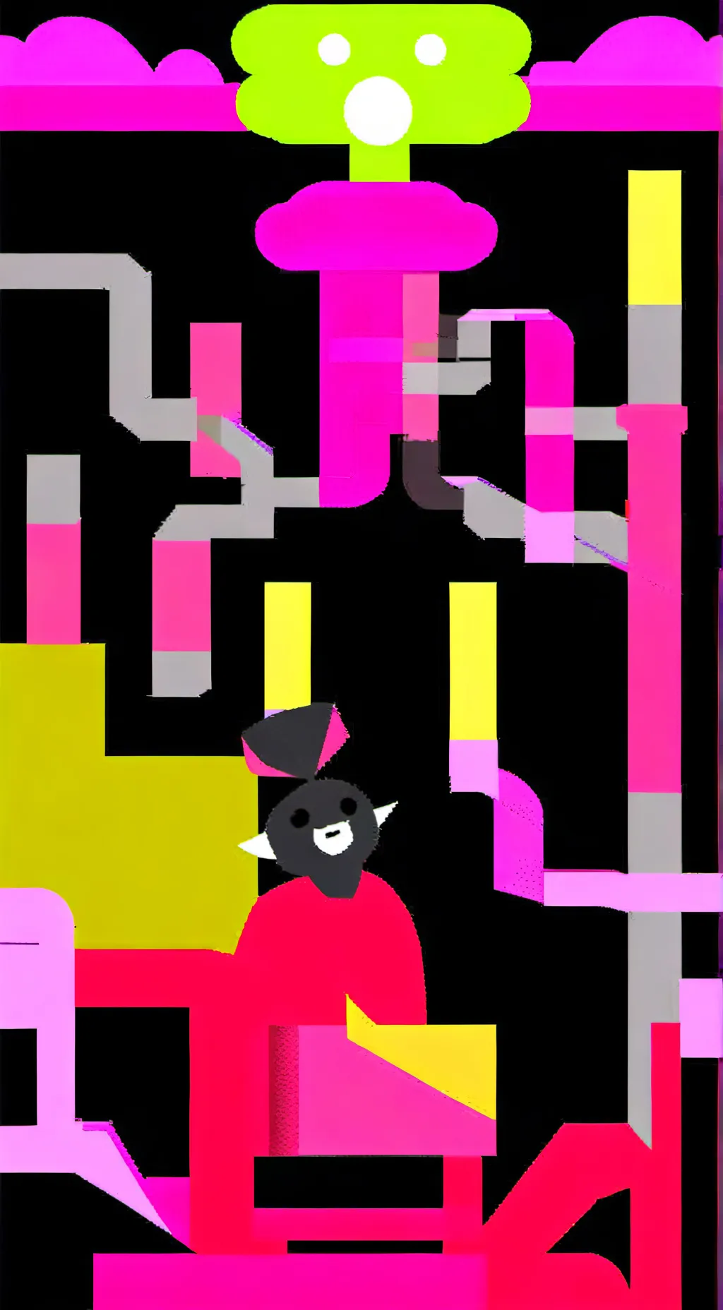 ai character: Pinkfong (V2) background