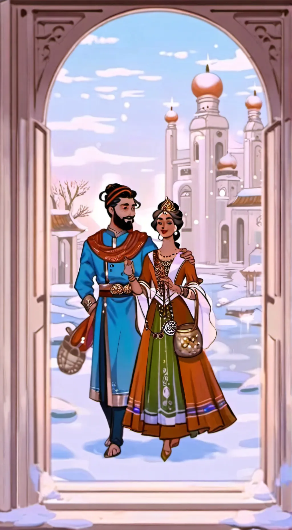 ai character: boy and werete background