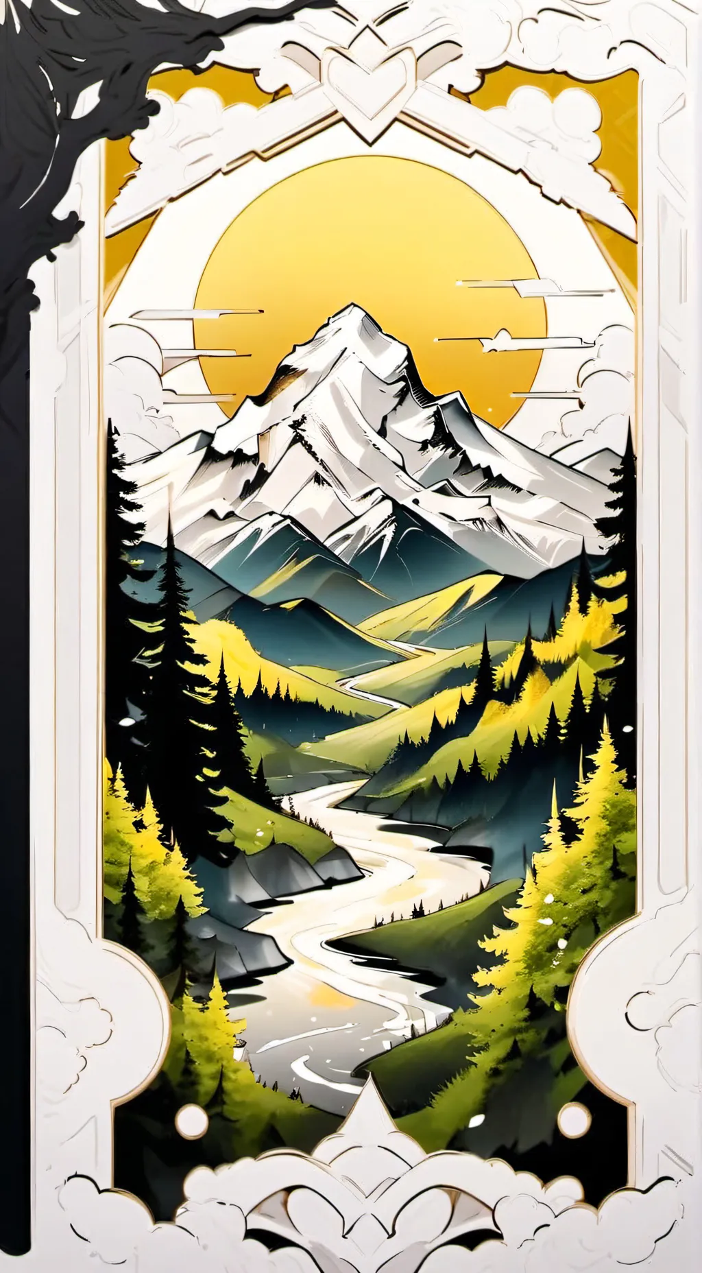 ai character: Evil Tyler snowi background