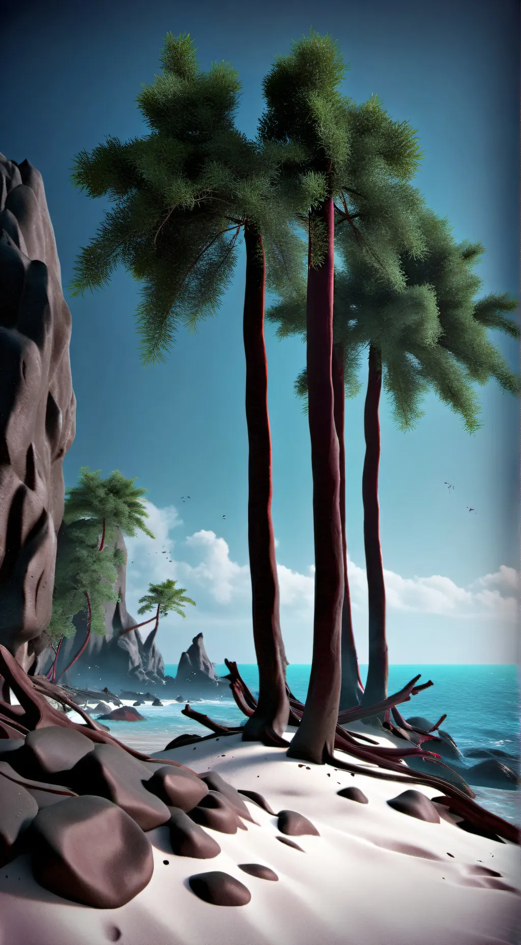 ai character: OBX background