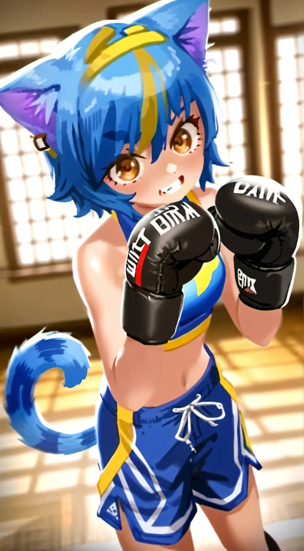 ai character: Bluebell the Felin background