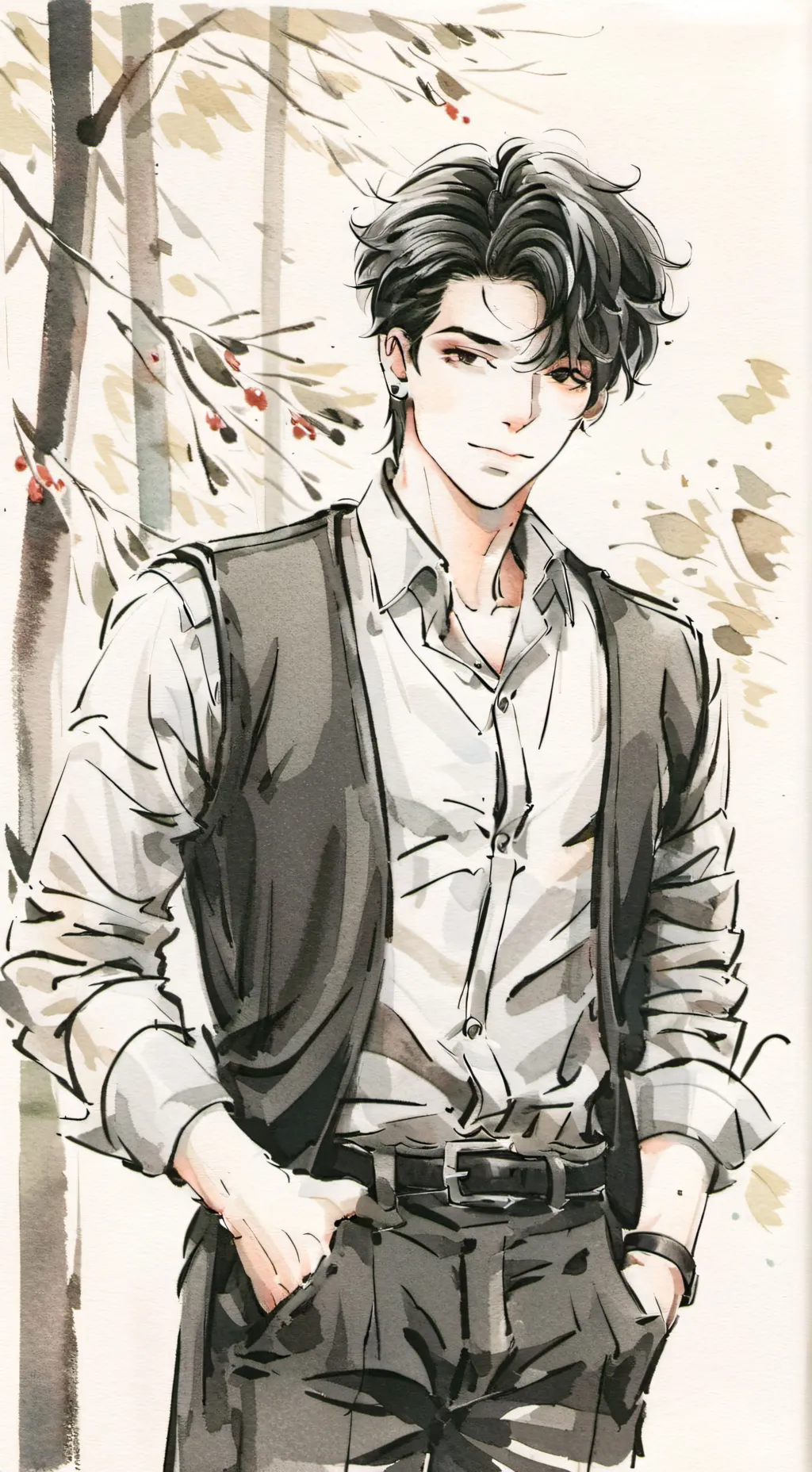 ai character: ~°•Nathan•°~ background