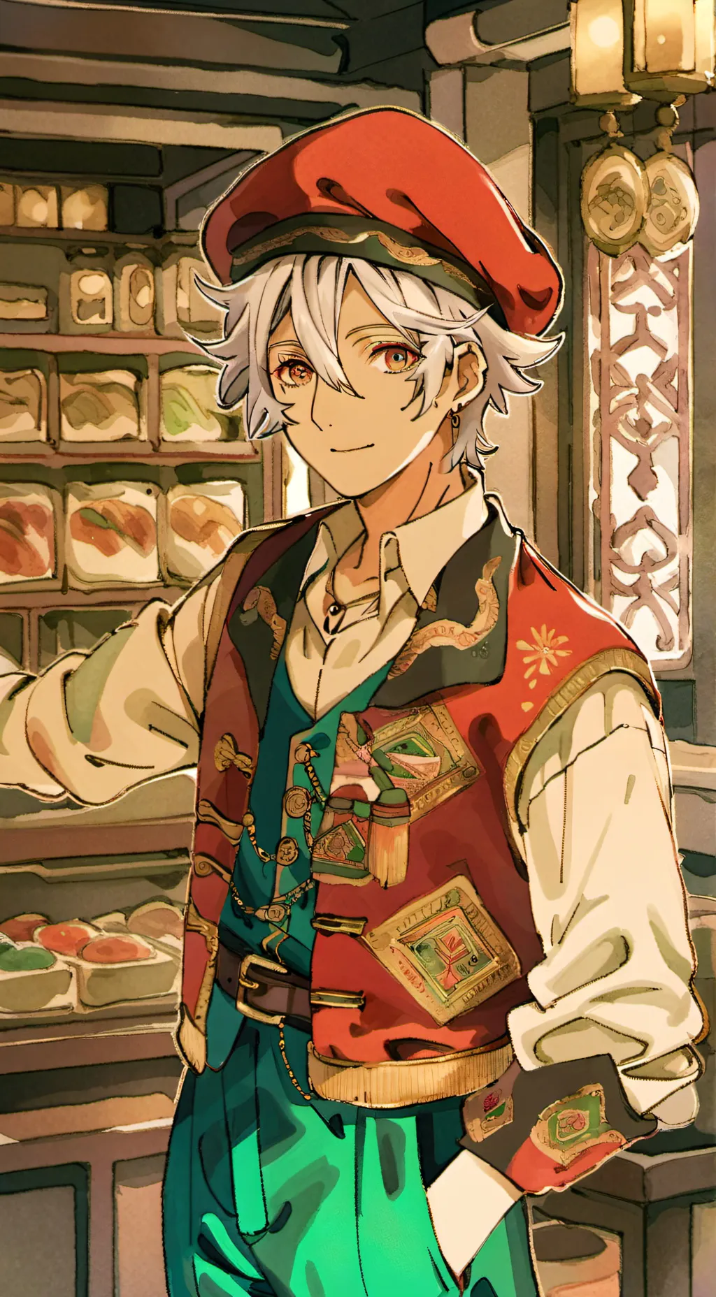 ai character: oliver background