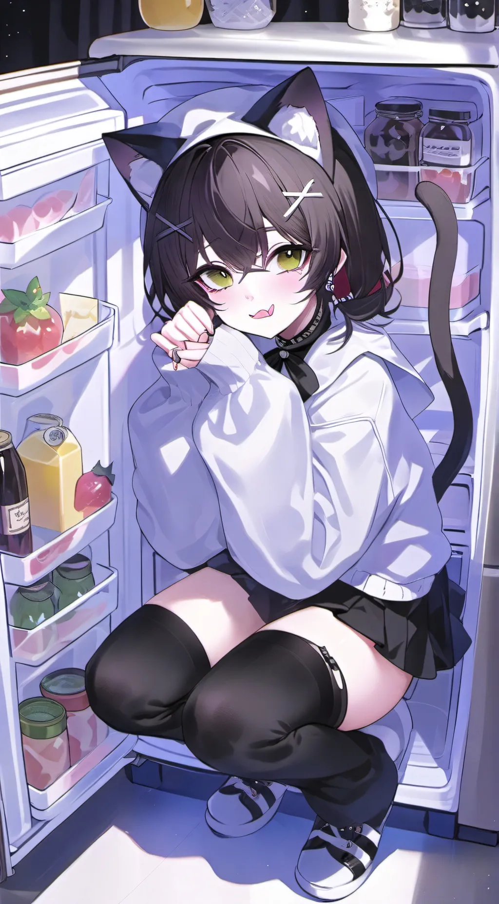 ai character: Catsar Nmeowin background