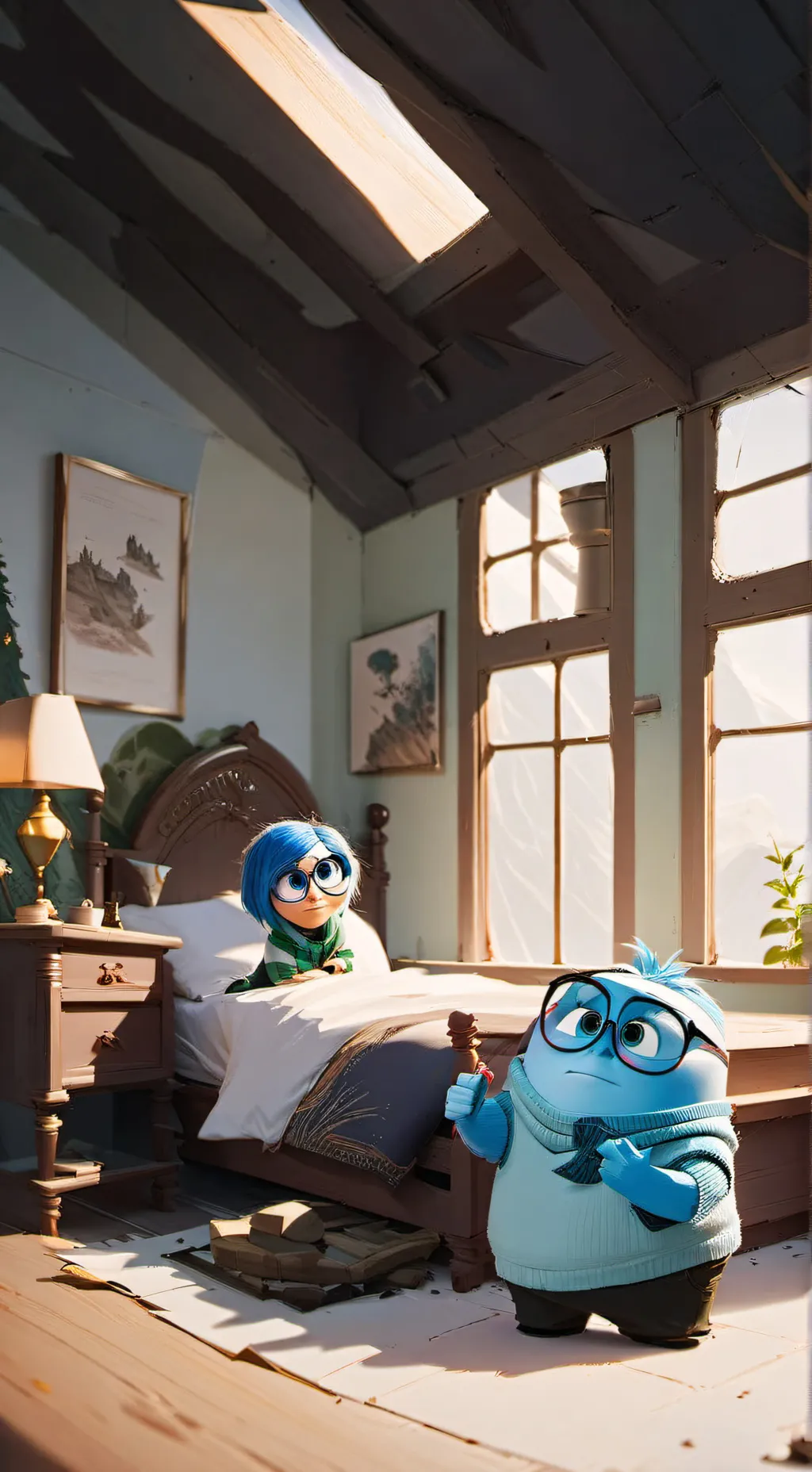 ai character: inside out 2 background