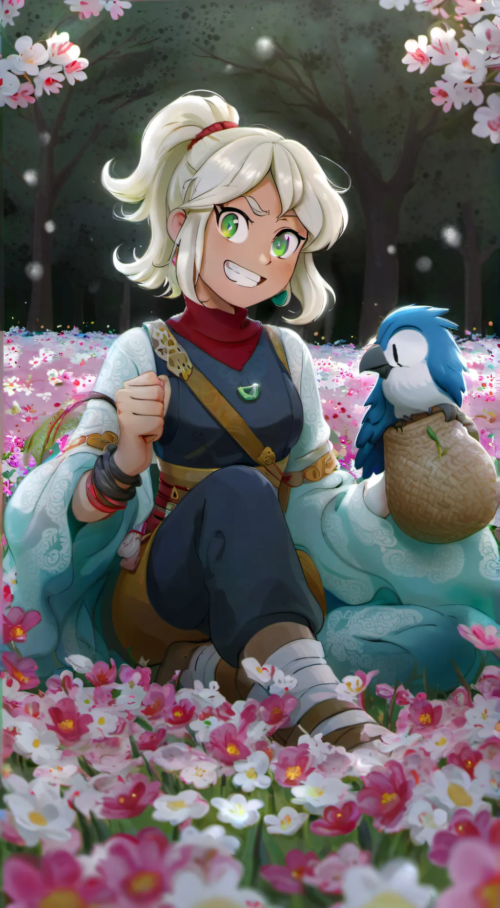 ai character: mandy x chester background