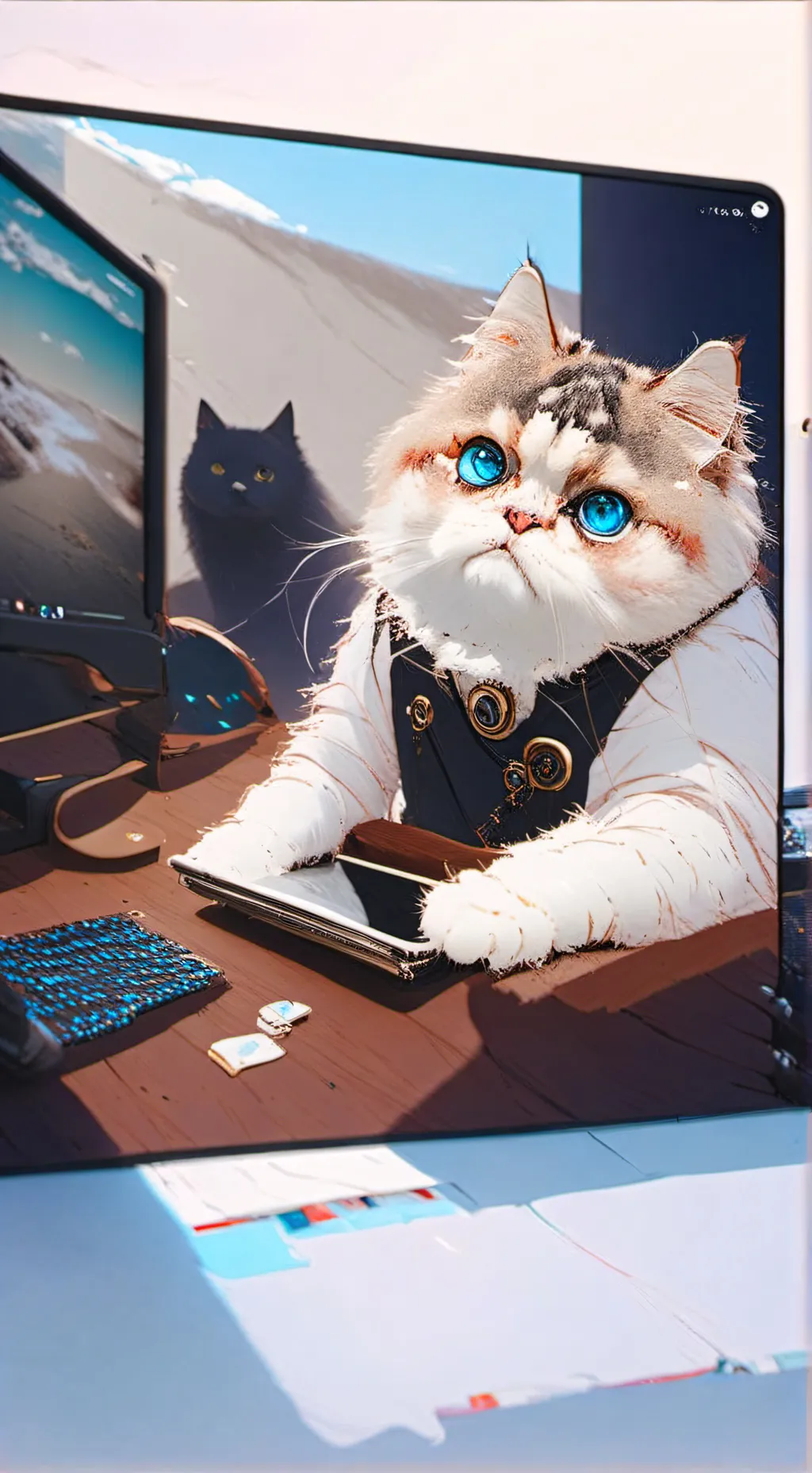 ai character: Fluffernugget background