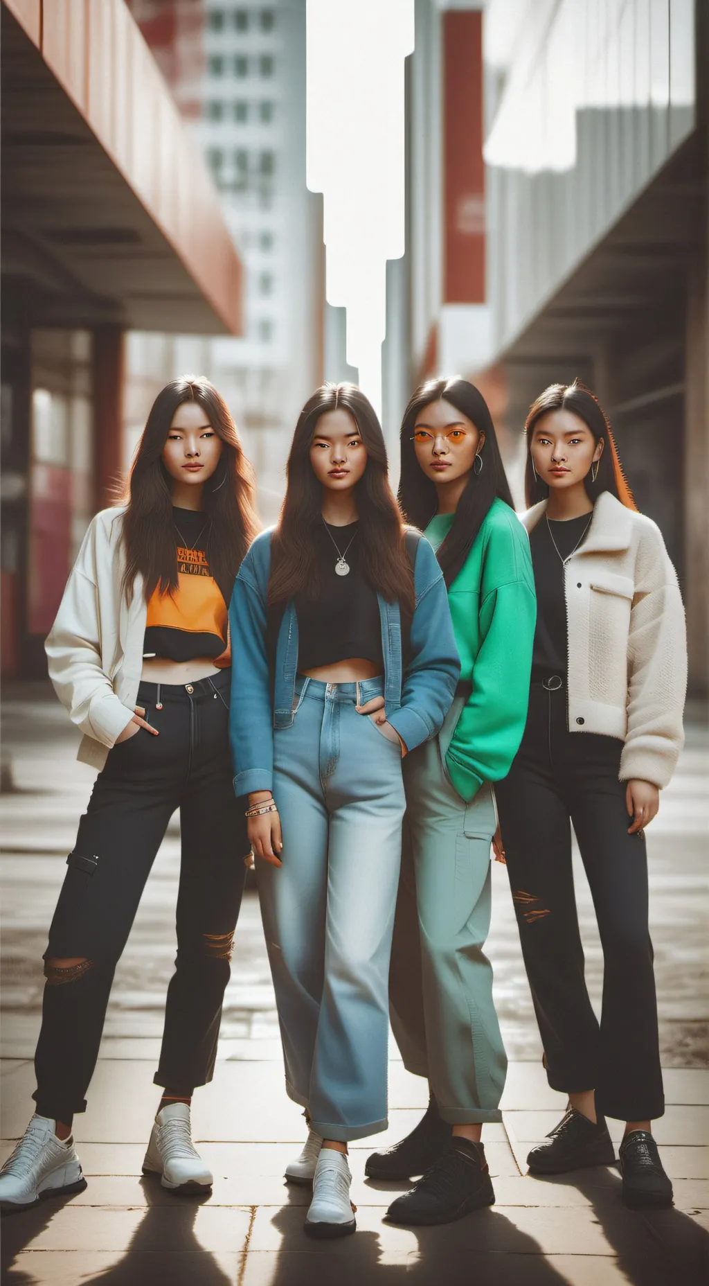 ai character: bad girl squad background