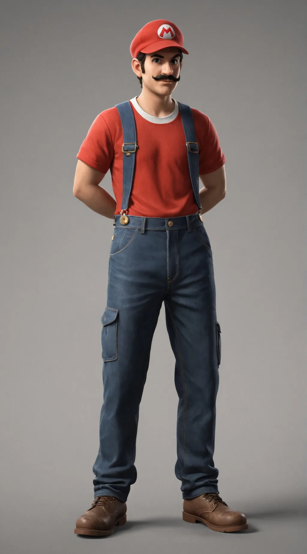 ai character: Mario background