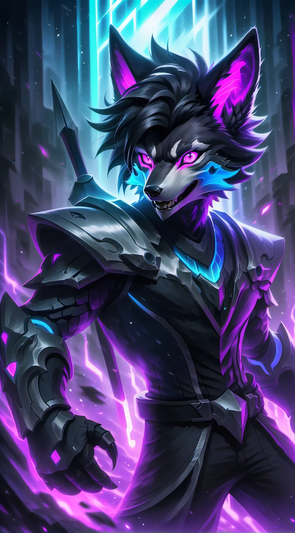 ai character: Roxanne  background