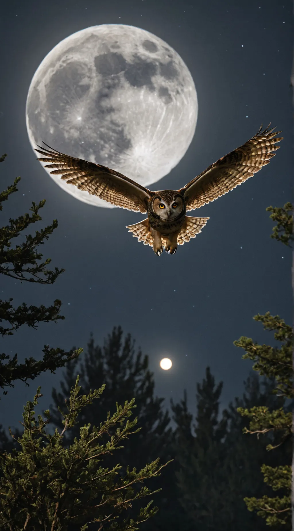 ai character: Brown Owl  background