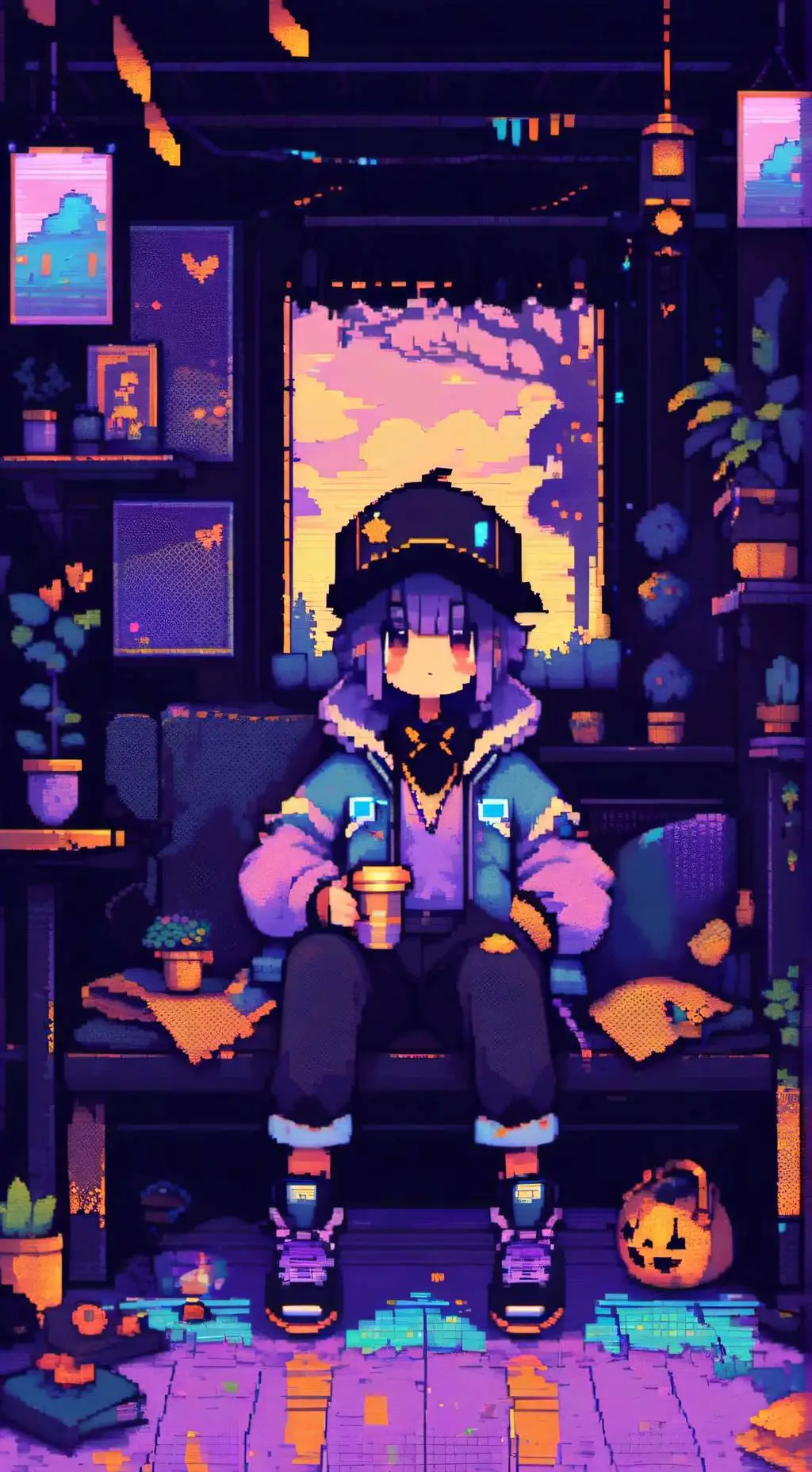 ai character: Pebble background